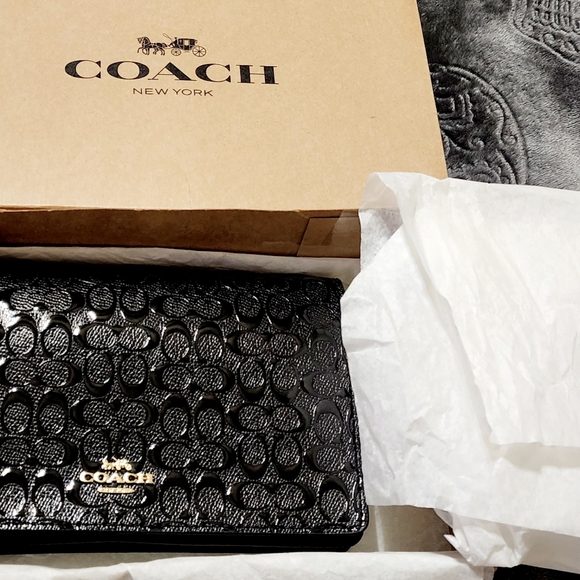 Brand New Coach Crossbody Black&Brown Color.NWT - Picture 3 of 16